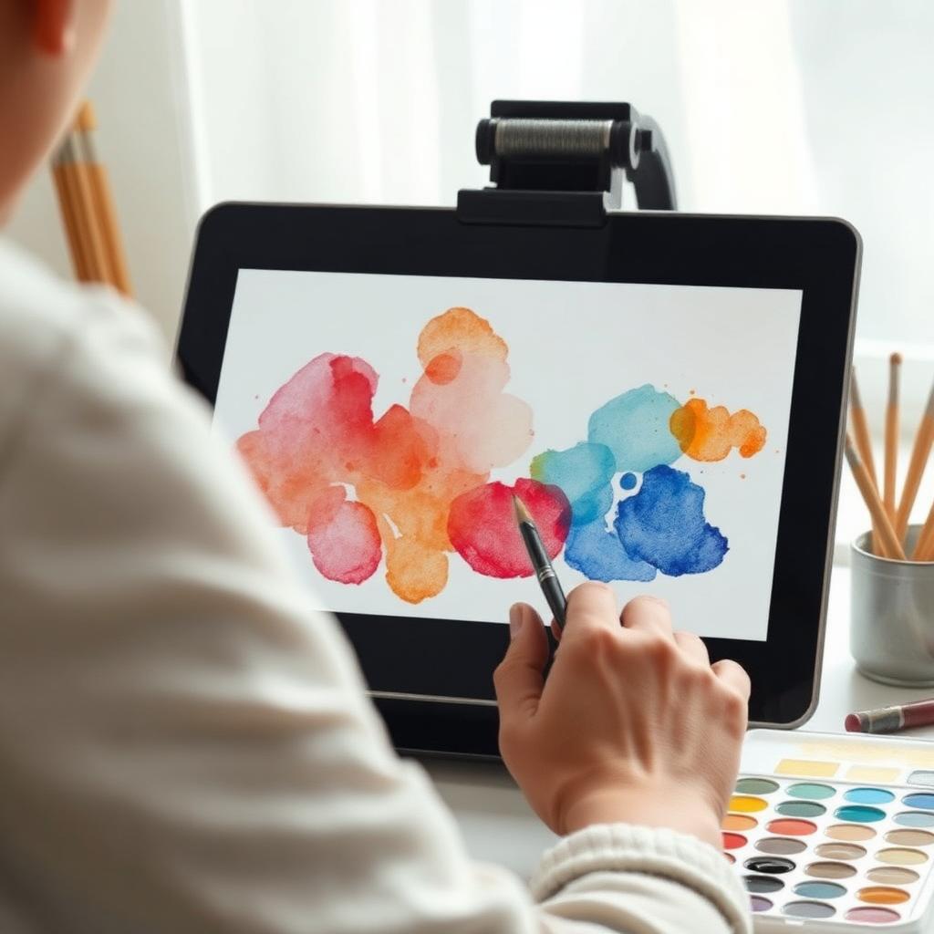KI Aquarell Bildbearbeitung